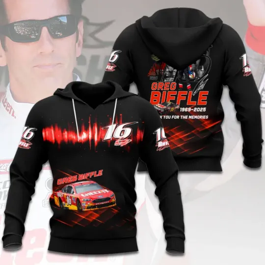 Discover Greg Biffle 3D Apparel