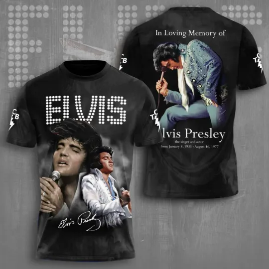 Discover Elvis Presley 3D Unisex T-Shirt