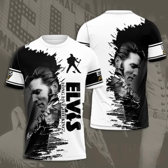Discover Elvis Presley 3D Unisex T-Shirt - Music Fan Gift