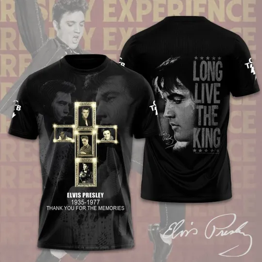 Discover Elvis Presley 3D Unisex T-Shirt for Fans