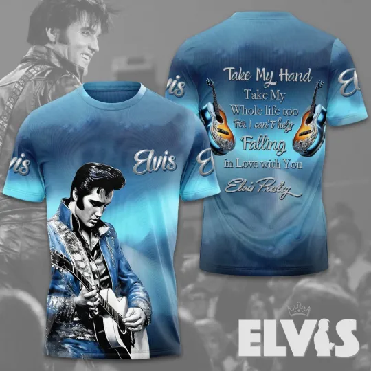 Discover Elvis Presley 3D Unisex T-Shirt for Fans