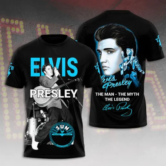 Discover Elvis Presley 3D T-Shirt Unisex Clothing