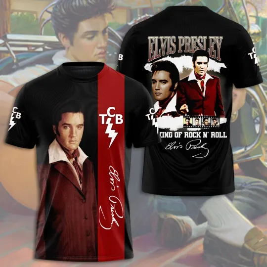 Discover Elvis Presley 3D Unisex T-Shirt for Fans