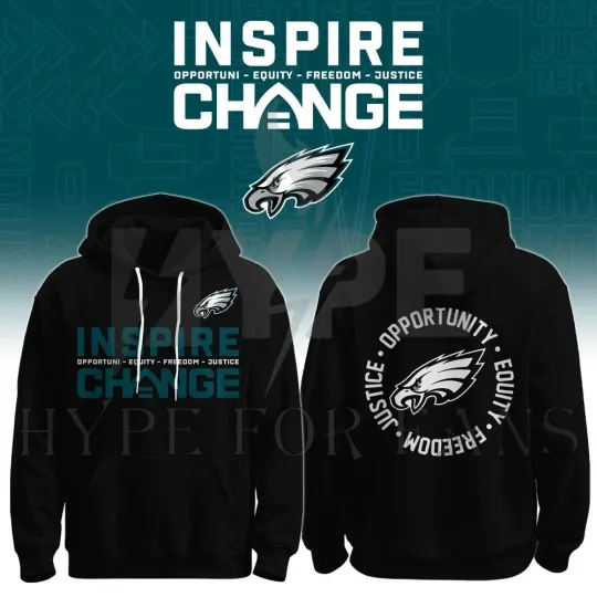 Discover Eagles Inspire Change 2025 Limited Hoodie