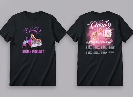 Discover Megan Moroney Vintage Tee, Western Music Unisex T-shirt, Vintage Country Music Concert Shirt, Pink Cloud Aesthetic Western Graphic Gift Fans