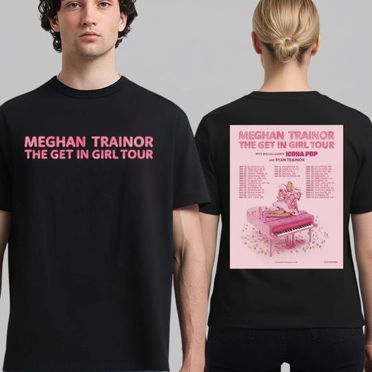 Meghan Trainor The Get In Girl Tour 2026 North America City Dates T-Shirt
