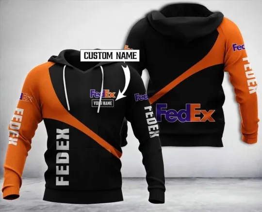 Discover Personalized Fedex Black 3D Hoodie