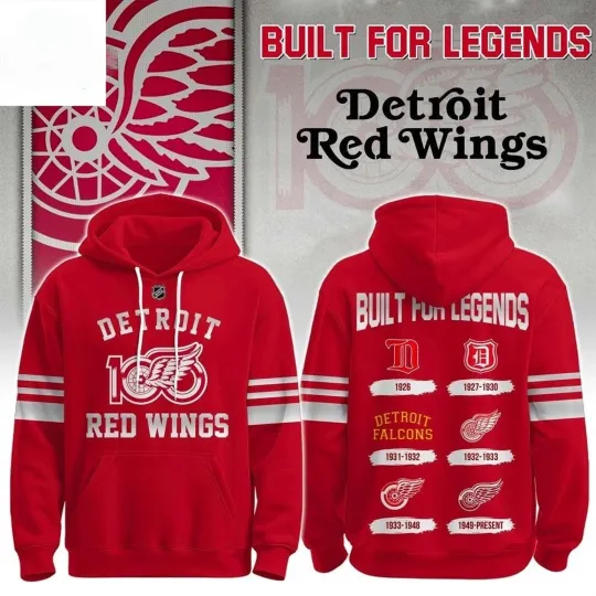 Discover Wings Red 100 Years Of Glory Hoodie