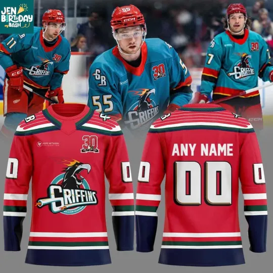 Discover Personalized Grand Rapids Griffins Holiday Hat Trick 2026 Hockey Shirt Fan Gear