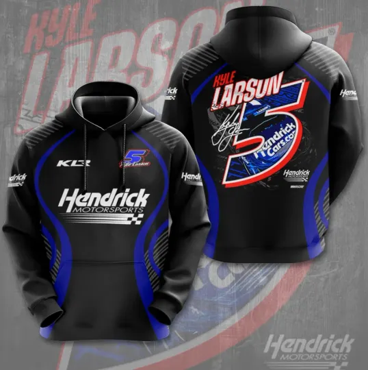 Kyle Larson NC Cup Series Champion 3D Apparel Hoodie
