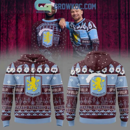 Discover 1Aston Villa Gnome Christmas 3D AOP Hoodie
