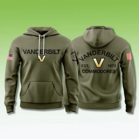 Discover Commodores 2025 Military Appreciation Hoodie