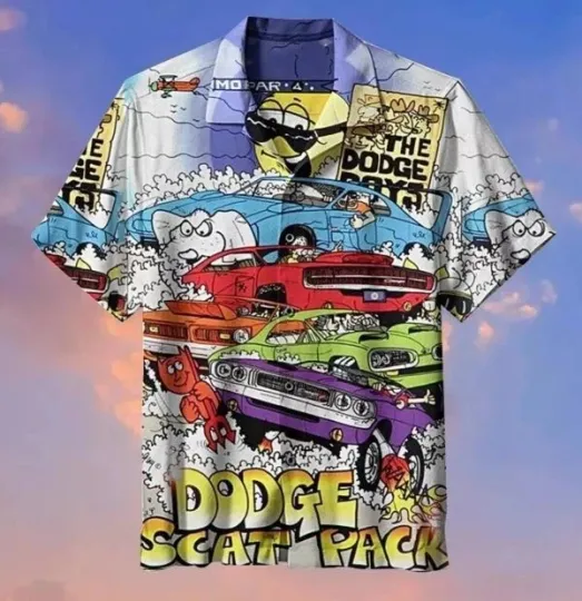 Discover Dodge Summer Hawaiian Shirt For Men And Women