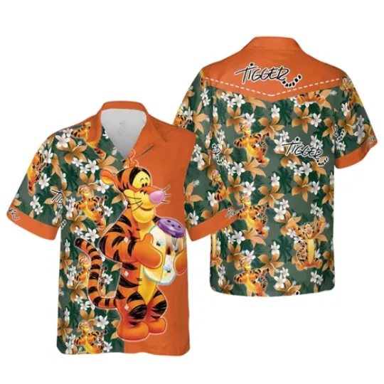 Discover Winnie The Pooh Tigger Hawaiian Shirt
