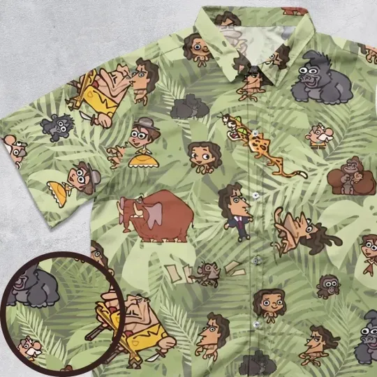 Discover Tarzan Characters Hawaiian Shirt For Men And Women