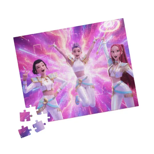 Kpop Demon Hunters Jigsaw Puzzle for Kids, Easy Puzzle