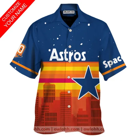 Houston Astros Space City Hawaiian Shirt For Men And Women