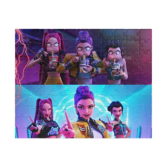 Kpop Demon Hunters Jigsaw Puzzle for Kids