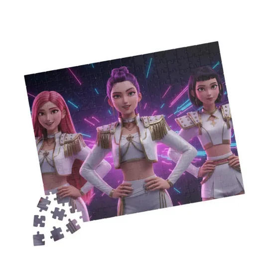 Discover kpop demon hunters jigaw puzzle for kids, Viral Fun Huntrix puzzles for children