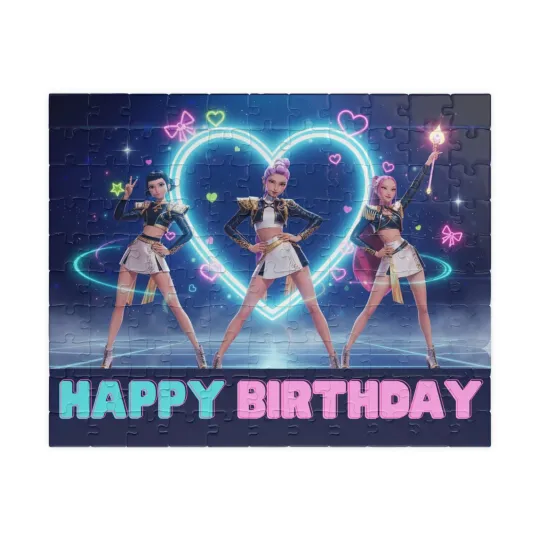 Kpop Demon Hunters Jigsaw Puzzle for Birthday Gift