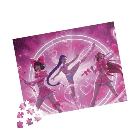 Discover Kpop Demon Hunters Jigsaw Puzzle 252 Pieces, Cartoon Puzzles For Girls, Kids Toy