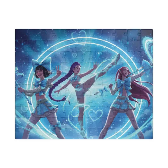 Kpop Demon Hunters Jigsaw Puzzle for Children  for Girls