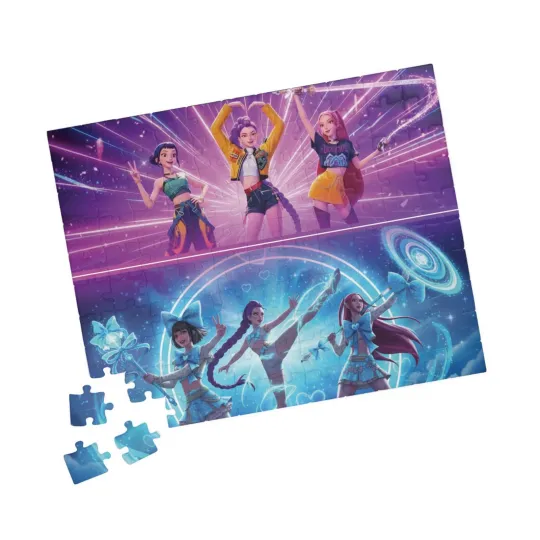 Kpop Demon Hunters Jigsaw Puzzle  for Kids