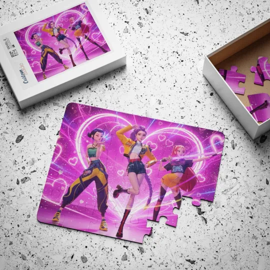 Huntrix Kpop Demon Hunters Jigsaw Puzzle