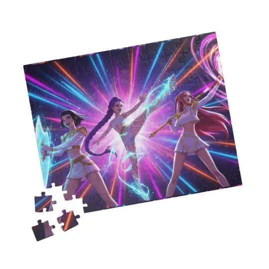 Kpop Demon Hunters Jigsaw Puzzle for Kids  Children's Toy Puzzle