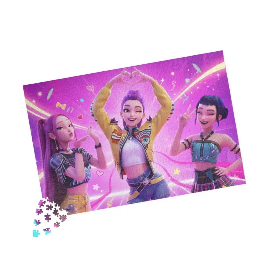 Kpop Demon Hunters Jigsaw Puzzle 1104 Pieces for Kids, Hard Puzzle