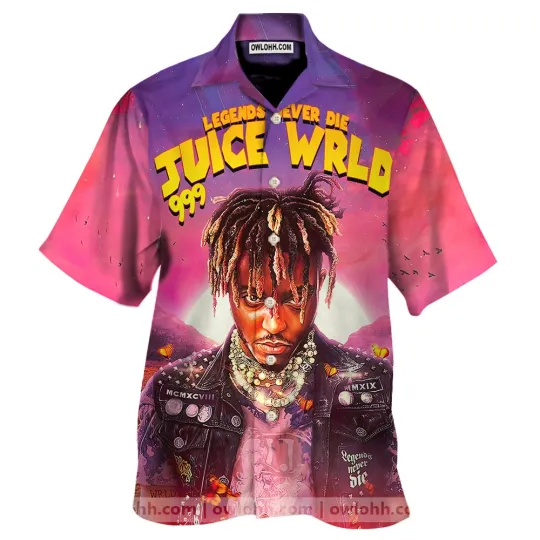 Juice Wrld Legends Never Die Hawaiian Shirt