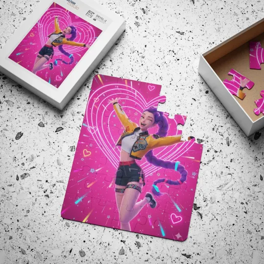 Kpop Demon Hunters Jigsaw Puzzle for Children