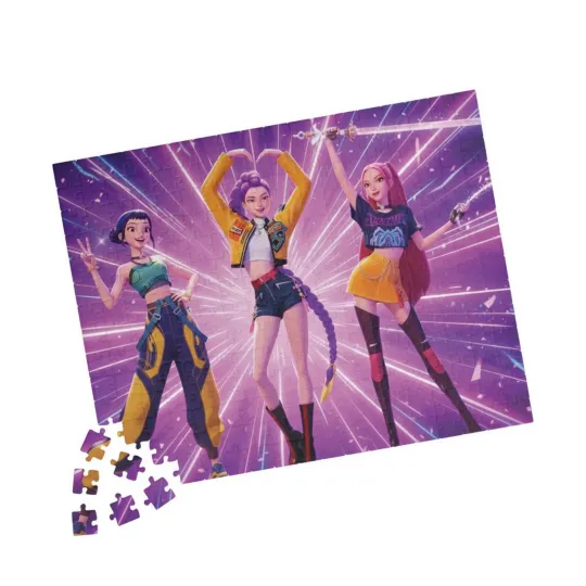 Discover Kpop Demon Hunters Jigsaw Puzzle for Girls  Christmas Gift