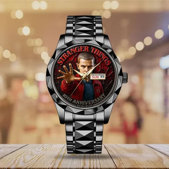Stranger Things 10Th Anniversary Alloy Luxury Quartz Watch