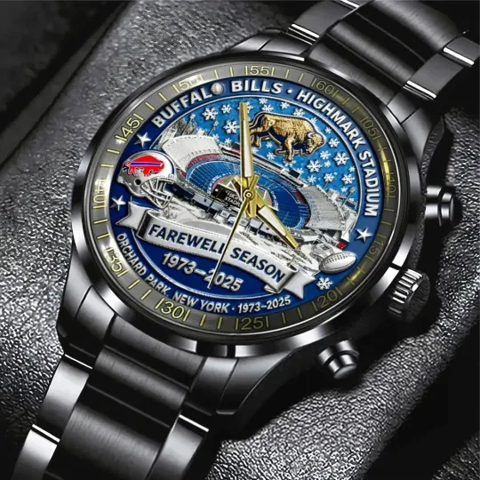 Discover Bills 52nd Anniversary 2025 Black Stainless Steel Watch
