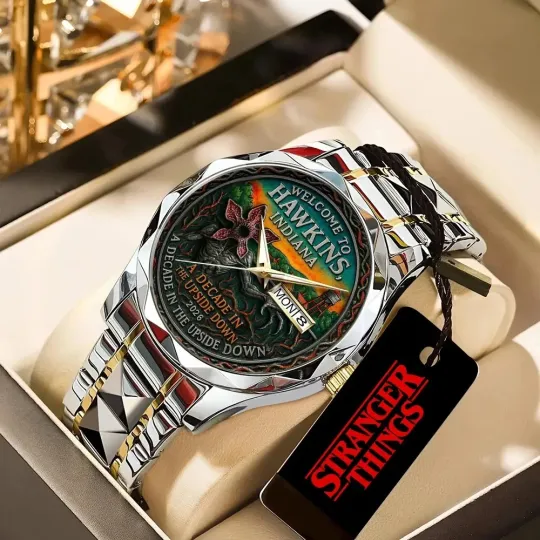 Stranger Things 10th Anniversary Coin 2026 Alloy Luxury Quartz Watch