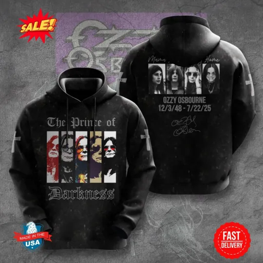 Discover Ozy Osbourne 3D Hoodie 2025 Special Edition Gift For Fan S-5XL M2
