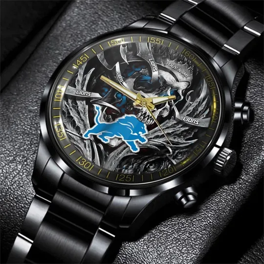 Discover Lions  Stainless Steel Watch