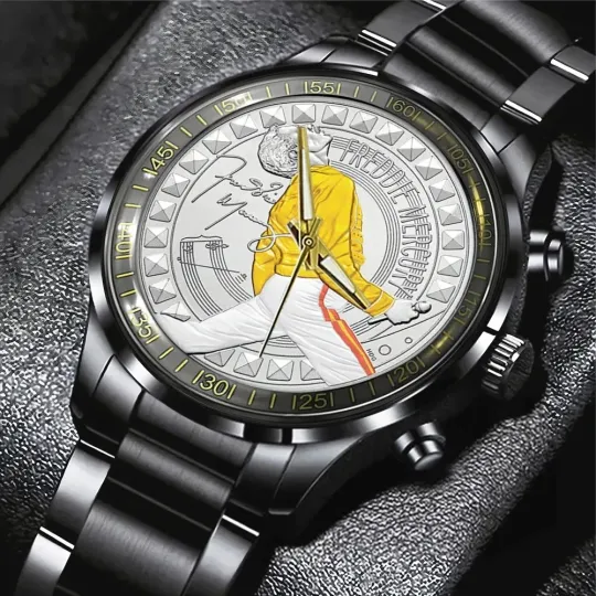 Discover Freddie Mercury Black Stainless Steel Watch