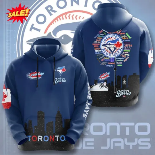 Discover 2025 Toronto Blue Jays 3D Hoodie