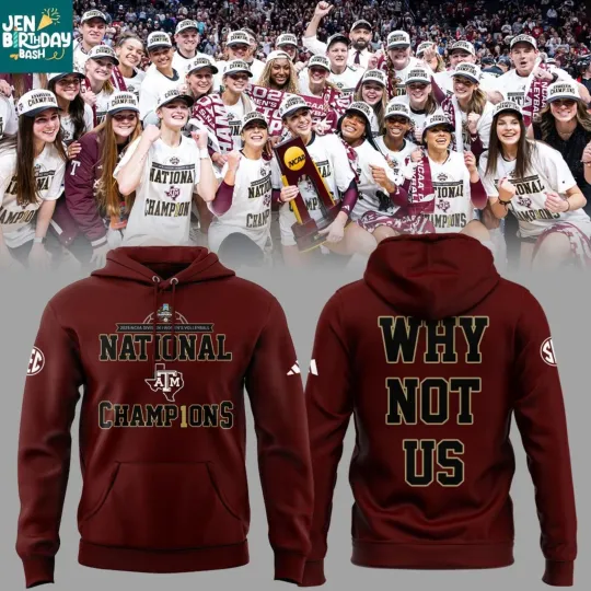 Discover Texas A&M Aggies Women's 2025 National Champions 3D Hoodie