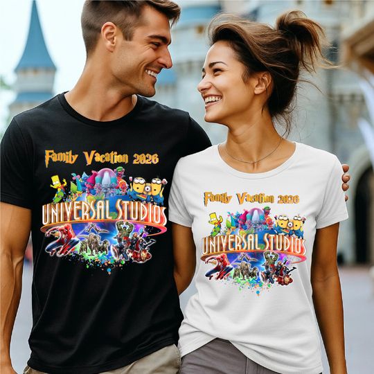 Universal Studios Family Vacation 2026, Universal Studios Trip Shirt, 2026 Universal Studios Vacation Shirt , Matching Universal Tee