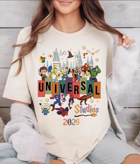 Discover Disney Universal Studios Shirts, Disney Family Shirt, Disney Trip Shirt, Universal Birthday Shirt, Universal Family Vacation 2026 Shirt