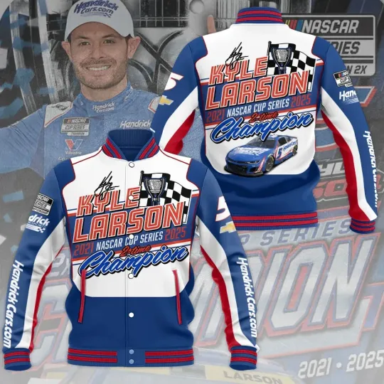 Discover Larson 2025 NC Cup Series Champion Varsity Jacket