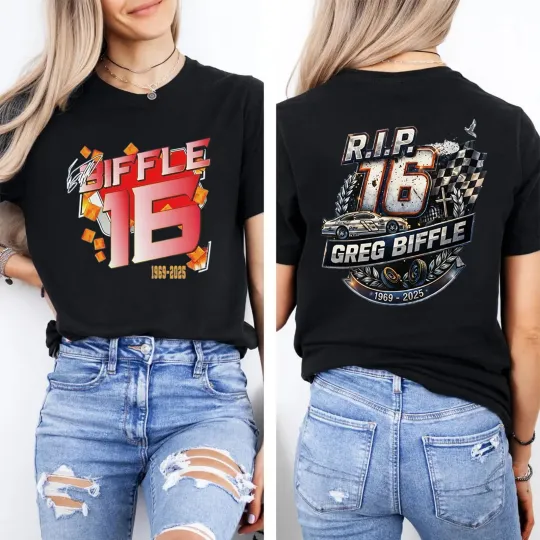 Discover 16 Greg Biffle Shirt, 1969-2025 Thanks You For The Memories TShirt