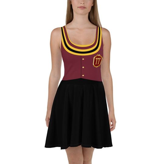 Discover The Terror Tower Cast Member Running Costume Skater Dress