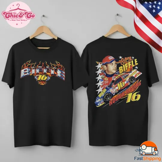 Discover Greg Biffle Roush Racing 1969-2025 T-Shirt Reprint S-5XL Gift For Fans