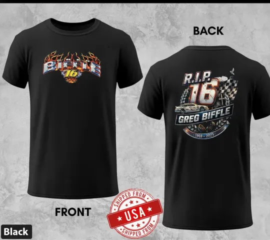 Discover Greg Biffle T-Shirt, 1969-2025 Thanks You For The Memories T-Shirt