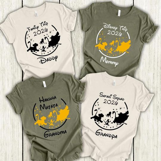 Discover Custom Disney Animal Kingdom Shirt, Safari Squad 2026 Shirt, Disney Safari Shirt, Disney Hakuna Matata Family Tees, Disney Trip 2026 Shirt