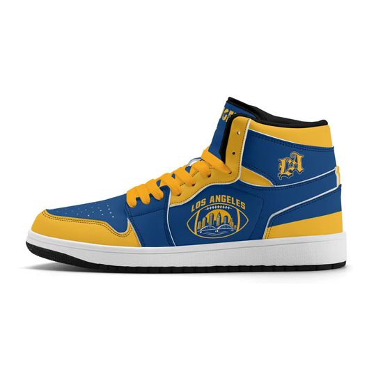 Los Angeles Football Team Basketball Shoes for Men & Women Blue Sneakers